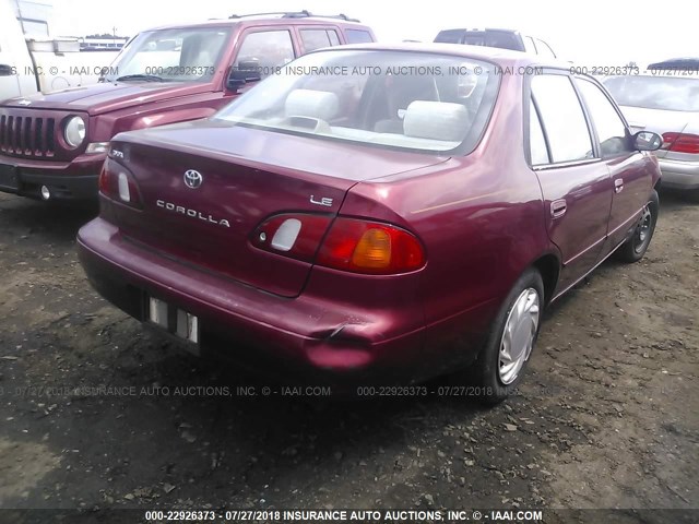 2T1BR12E8XC253080 - 1999 TOYOTA COROLLA VE/CE/LE 红色 照片 4