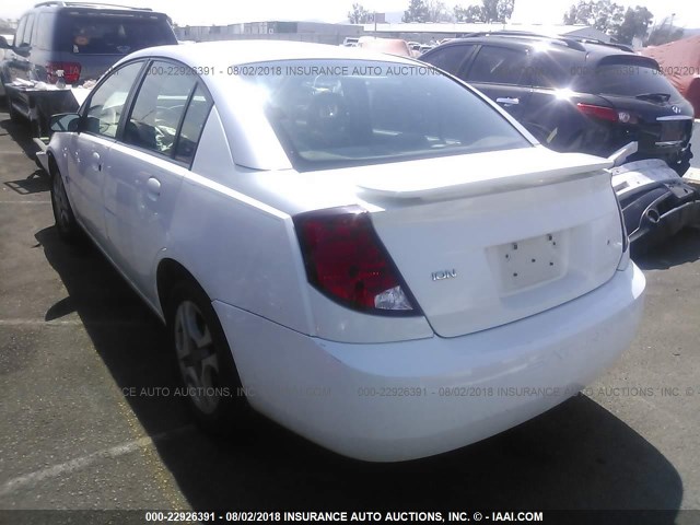 1G8AL52F13Z118269 - 2003 SATURN ION LEVEL 3 WHITE photo 3