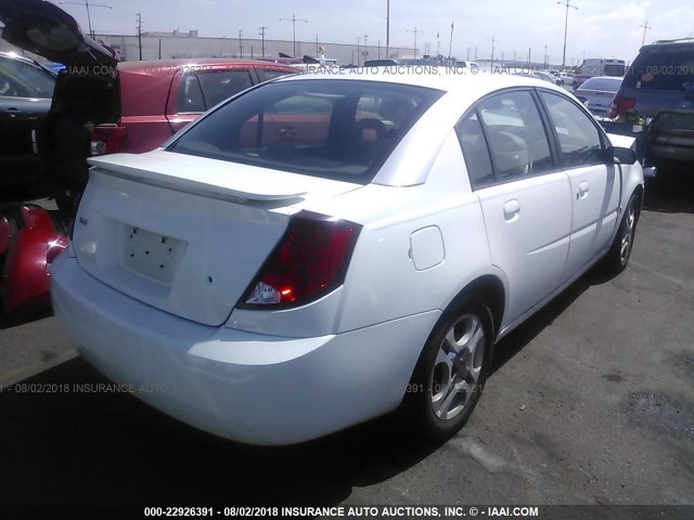 1G8AL52F13Z118269 - 2003 SATURN ION LEVEL 3 WHITE photo 4