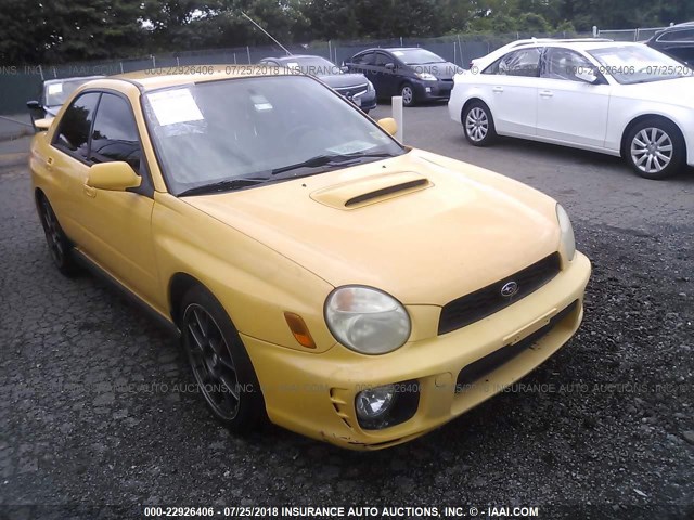 JF1GD29603G505415 - 2003 SUBARU IMPREZA WRX YELLOW photo 1