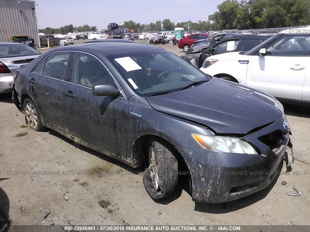 4T1BB46K27U011048 - 2007 TOYOTA CAMRY NEW GENERAT HYBRID GRAY photo 1