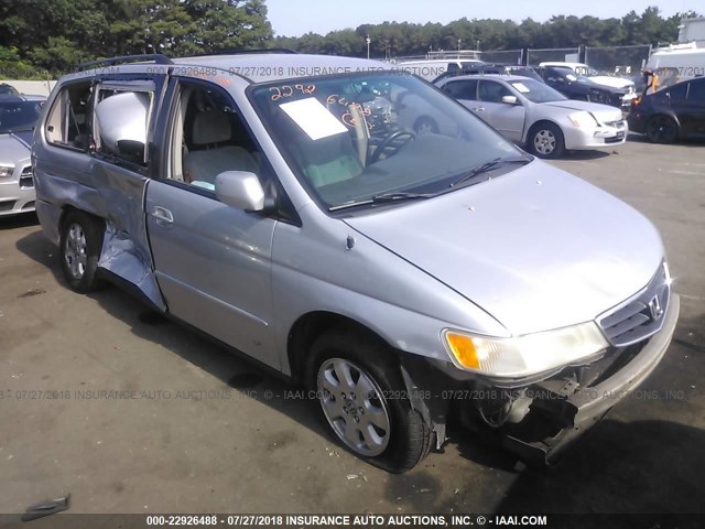 5FNRL18603B045572 - 2003 HONDA ODYSSEY GRAY photo 1