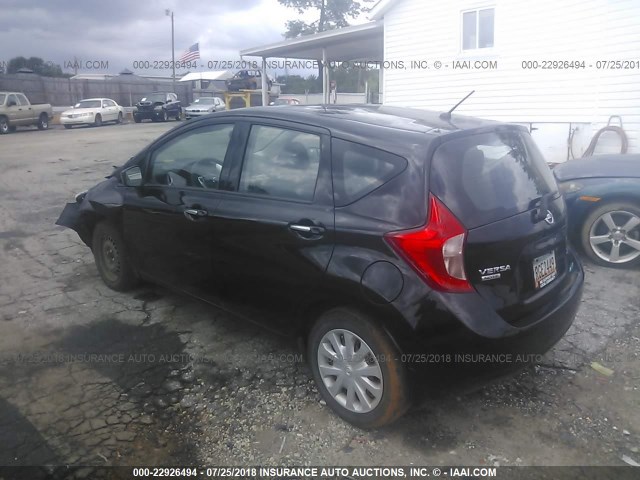 3N1CE2CP9FL389576 - 2015 NISSAN VERSA NOTE S/S PLUS/SV/SL/SR BLACK photo 3