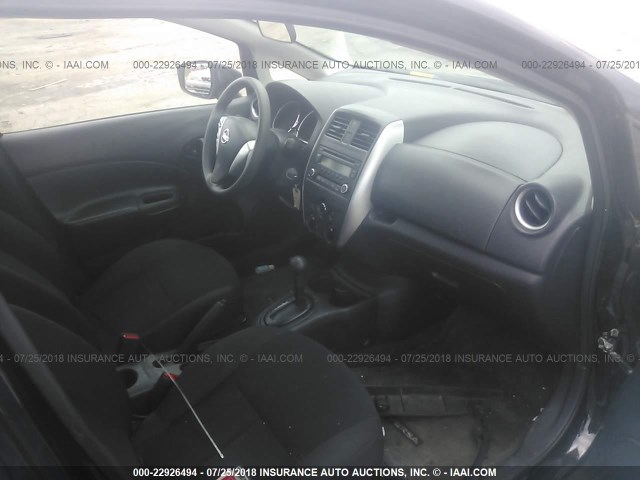 3N1CE2CP9FL389576 - 2015 NISSAN VERSA NOTE S/S PLUS/SV/SL/SR BLACK photo 5