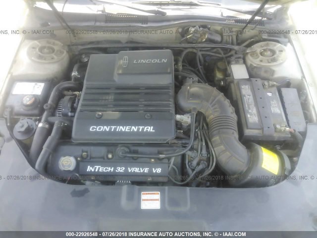 1LNLM97VXVY715993 - 1997 LINCOLN CONTINENTAL  棕色 照片 10