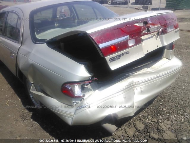 1LNLM97VXVY715993 - 1997 LINCOLN CONTINENTAL  棕色 照片 6