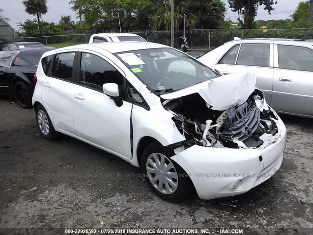 3N1CE2CP0FL395346 - 2015 NISSAN VERSA NOTE S/S PLUS/SV/SL/SR WHITE photo 1