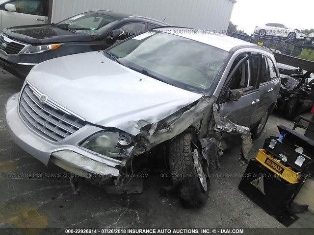 2A4GM68486R778410 - 2006 CHRYSLER PACIFICA TOURING SILVER photo 2