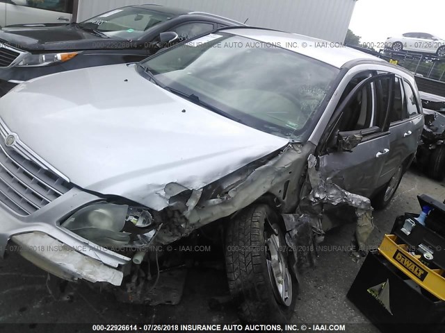 2A4GM68486R778410 - 2006 CHRYSLER PACIFICA TOURING SILVER photo 6