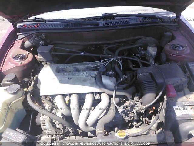 2T1BR18E2WC012752 - 1998 TOYOTA COROLLA VE/CE/LE 栗色 照片 10