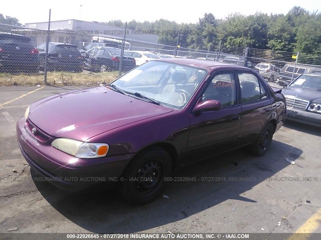 2T1BR18E2WC012752 - 1998 TOYOTA COROLLA VE/CE/LE 栗色 照片 2
