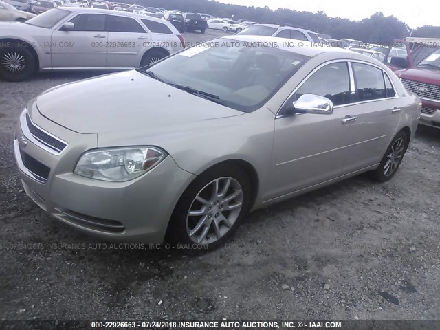 1G1ZG57B99F148657 - 2009 CHEVROLET MALIBU LS ოქროსფერი ფოტო 2