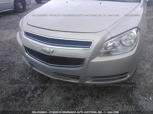 1G1ZG57B99F148657 - 2009 CHEVROLET MALIBU LS ოქროსფერი ფოტო 6