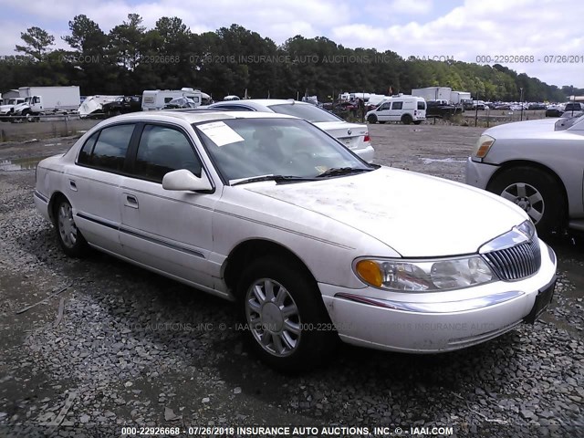 1LNHM97V51Y729459 - 2001 LINCOLN CONTINENTAL  白色 照片 1