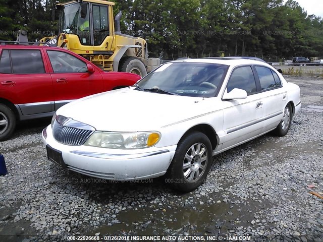 1LNHM97V51Y729459 - 2001 LINCOLN CONTINENTAL  白色 照片 2