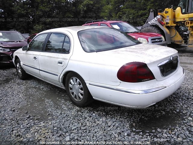 1LNHM97V51Y729459 - 2001 LINCOLN CONTINENTAL  白色 照片 3