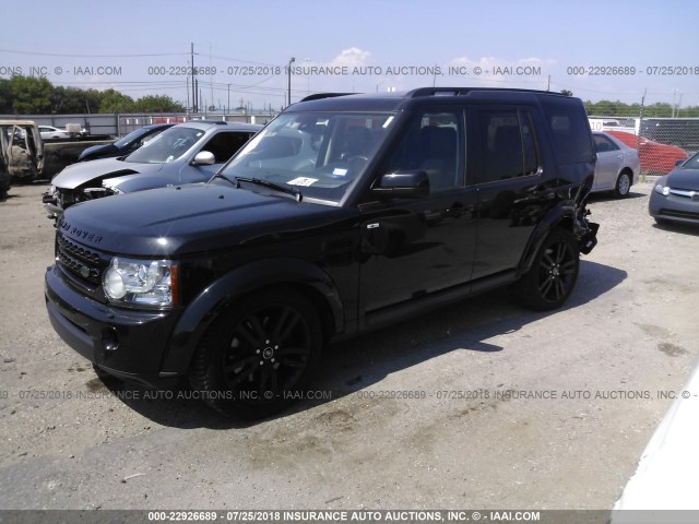 SALAK2D43DA689466 - 2013 LAND ROVER LR4 HSE LUXURY BLACK photo 2