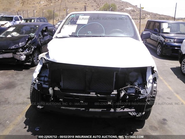 1N6BD0CT4GN780498 - 2016 NISSAN FRONTIER S/SV WHITE photo 6