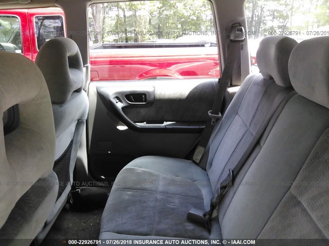 JF1SF65691H744227 - 2001 SUBARU FORESTER S WHITE photo 8