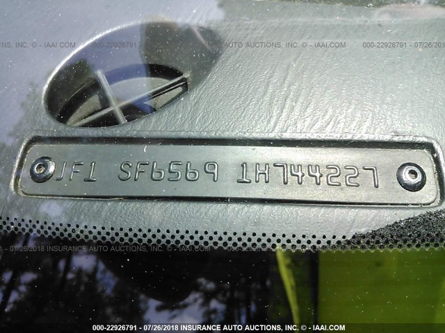 JF1SF65691H744227 - 2001 SUBARU FORESTER S WHITE photo 9