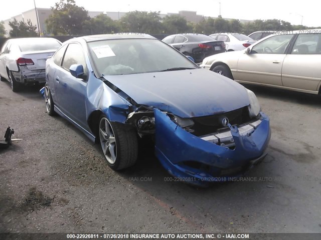 JH4DC53056S004848 - 2006 ACURA RSX TYPE-S BLUE photo 1