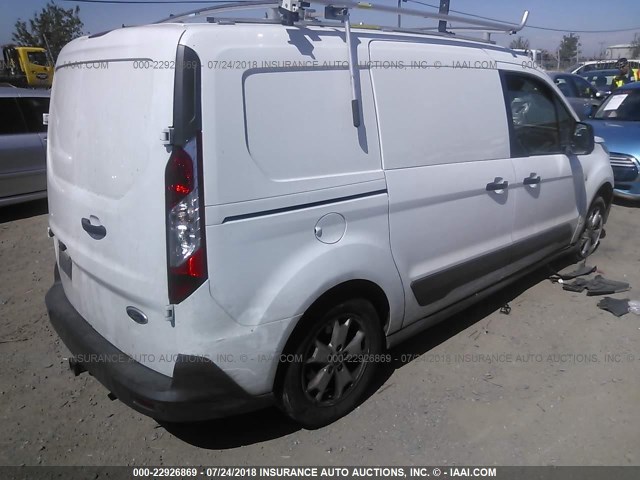 NM0LS7F7XE1165489 - 2014 FORD TRANSIT CONNECT XLT WHITE photo 4