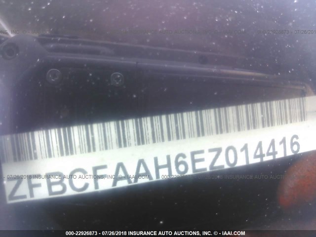 ZFBCFAAH6EZ014416 - 2014 FIAT 500L POP GRAY photo 9