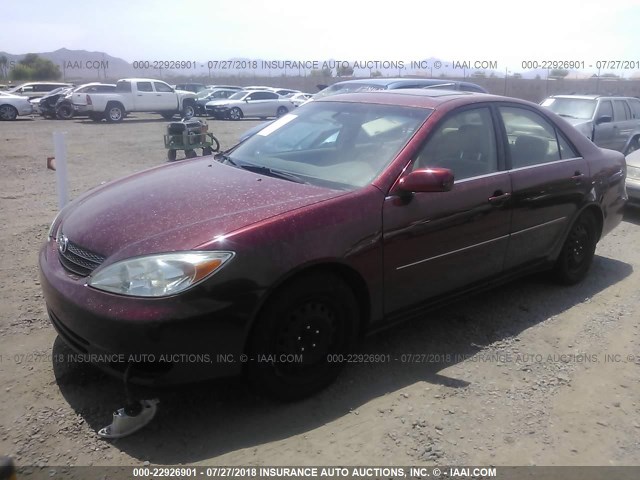 4T1BE32K73U167023 - 2003 TOYOTA CAMRY LE/XLE/SE Qırmızı foto 2