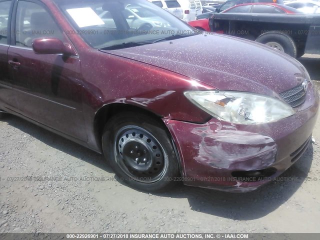 4T1BE32K73U167023 - 2003 TOYOTA CAMRY LE/XLE/SE Qırmızı foto 6