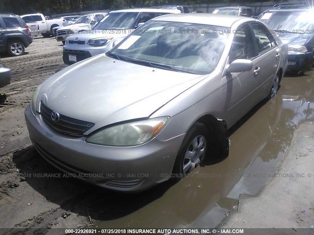 4T1BE32K83U699350 - 2003 TOYOTA CAMRY LE/XLE/SE Bej foto 2