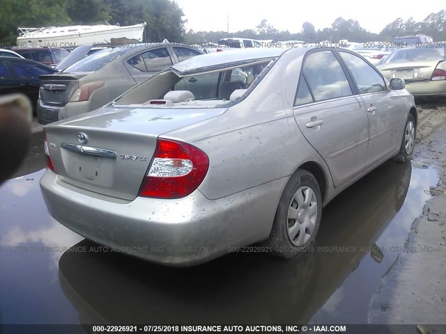 4T1BE32K83U699350 - 2003 TOYOTA CAMRY LE/XLE/SE Bej foto 4