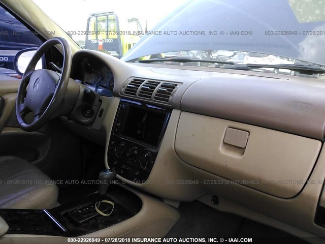 4JGAB54E7YA164140 - 2000 MERCEDES-BENZ ML 320 Dark Blue photo 5