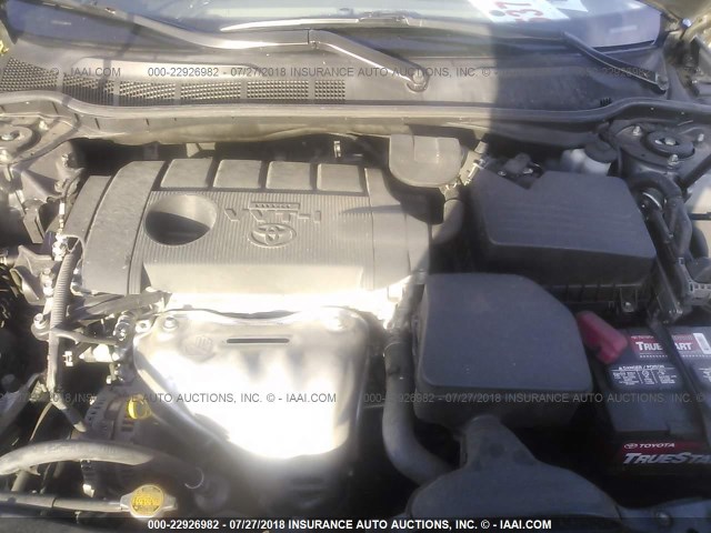 4T1BF3EKXBU609235 - 2011 TOYOTA CAMRY SE/LE/XLE GRAY photo 10