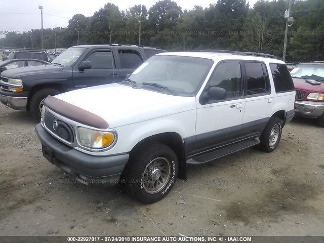 4M2ZU54E8XUJ39708 - 1999 MERCURY MOUNTAINEER  WHITE photo 2