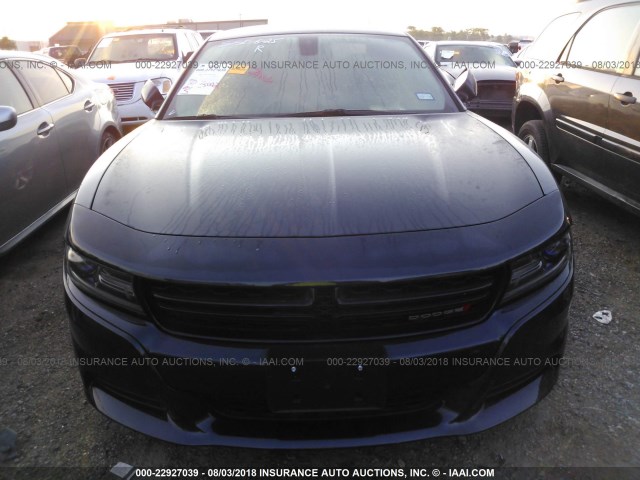 2C3CDXHG1GH297463 - 2016 DODGE CHARGER SXT GRAY photo 6