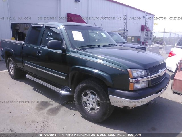 2GCEK19T831267611 - 2003 CHEVROLET SILVERADO K1500 GREEN photo 1