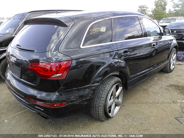 WA1DGAFE9CD003864 - 2012 AUDI Q7 PRESTIGE BLACK photo 4
