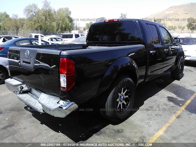 1N6AD09U97C411840 - 2007 NISSAN FRONTIER CREW CAB LE/SE/OFF ROAD BLACK photo 4