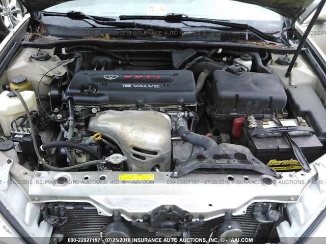 4T1BE32K14U283495 - 2004 TOYOTA CAMRY LE/XLE/SE 米色 照片 10