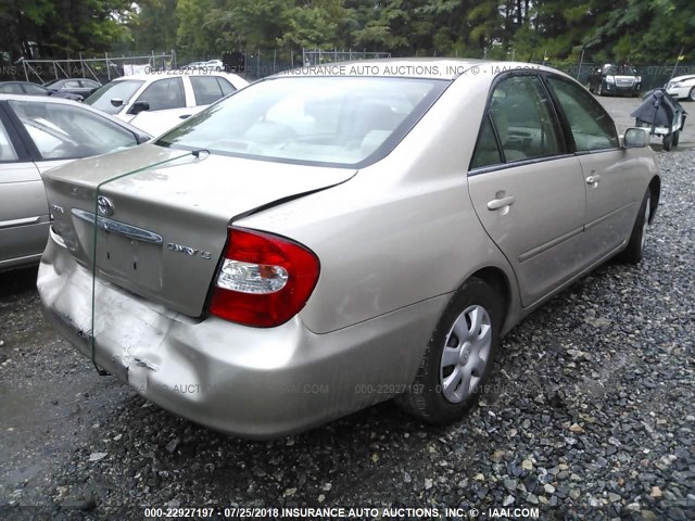 4T1BE32K14U283495 - 2004 TOYOTA CAMRY LE/XLE/SE 米色 照片 4