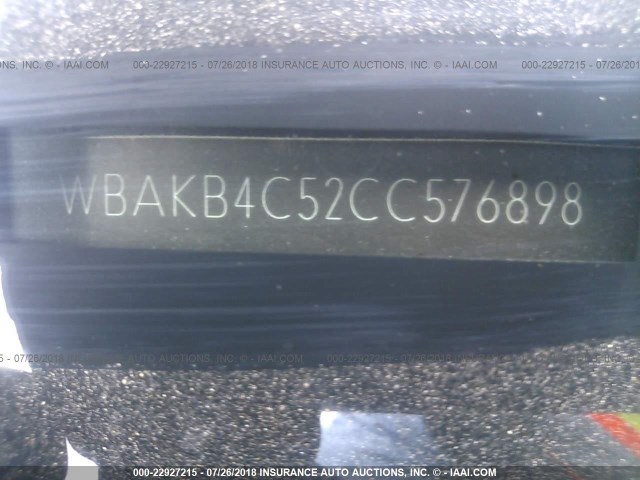 WBAKB4C52CC576898 - 2012 BMW 740 LI BLACK photo 9