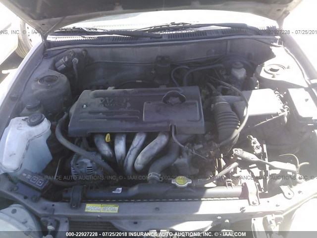 1NXBR12E0YZ386173 - 2000 TOYOTA COROLLA VE/CE/LE ბეჟი ფოტო 10