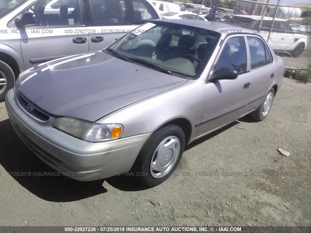 1NXBR12E0YZ386173 - 2000 TOYOTA COROLLA VE/CE/LE ბეჟი ფოტო 2
