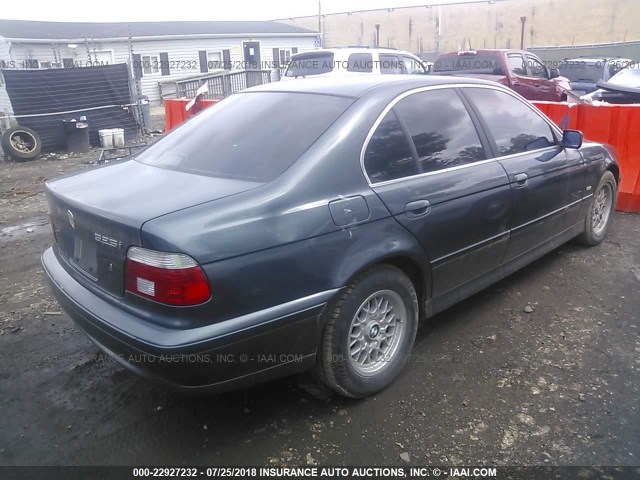 WBADT43431GX24740 - 2001 BMW 525 I AUTOMATIC BLUE photo 4