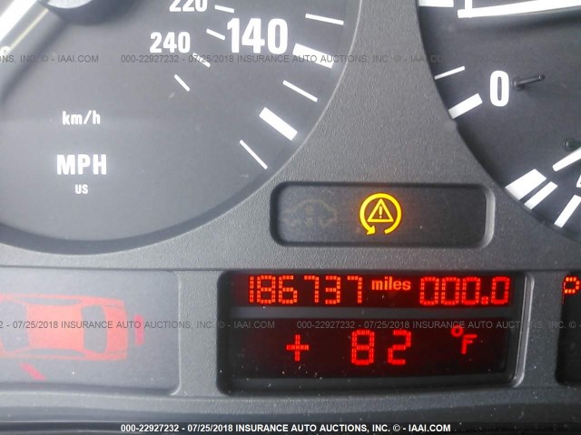 WBADT43431GX24740 - 2001 BMW 525 I AUTOMATIC BLUE photo 7