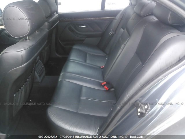 WBADT43431GX24740 - 2001 BMW 525 I AUTOMATIC BLUE photo 8