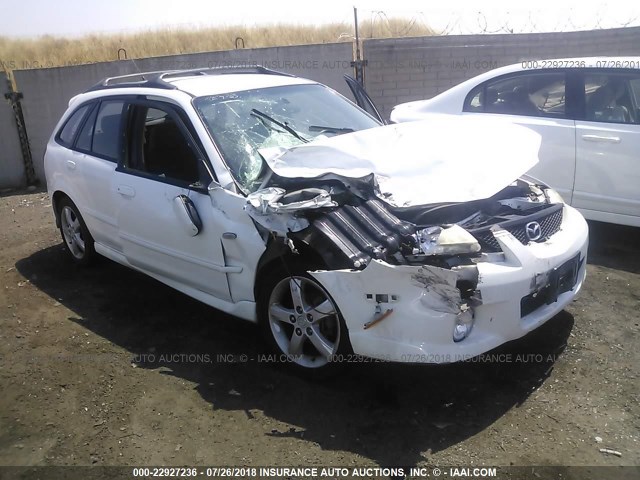 JM1BJ245821617537 - 2002 MAZDA PROTEGE PR5 白色 照片 1