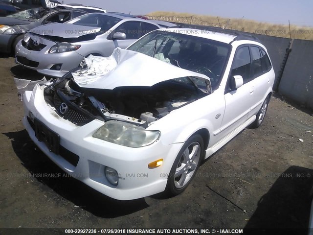 JM1BJ245821617537 - 2002 MAZDA PROTEGE PR5 白色 照片 2