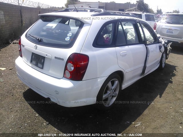 JM1BJ245821617537 - 2002 MAZDA PROTEGE PR5 白色 照片 4