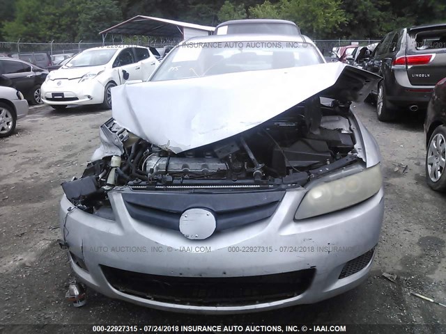 1YVHP80D365M64891 - 2006 MAZDA 6 S SILVER photo 6